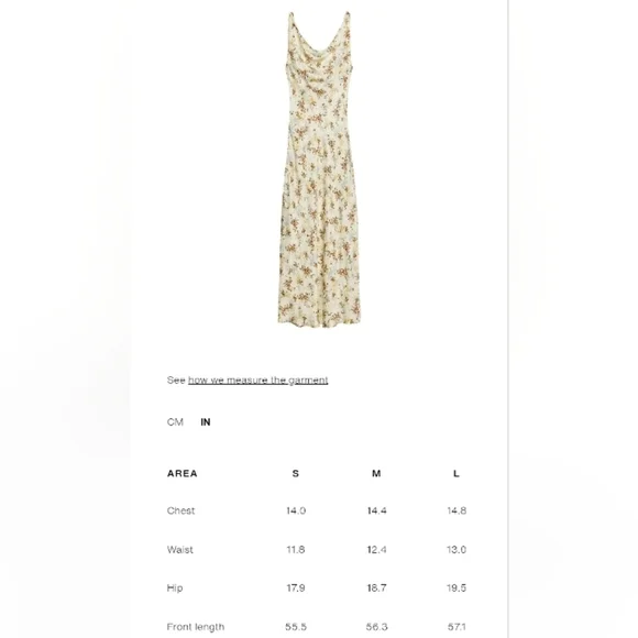 Zara ZW Collection Long Printed Satin Dress - Picture 9 of 9